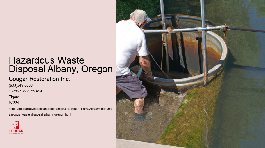 Hazardous Waste Disposal Albany, Oregon