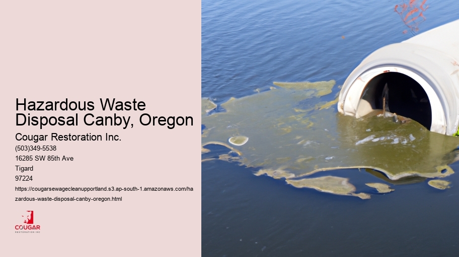 Hazardous Waste Disposal Canby, Oregon