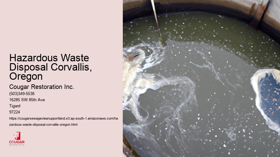 Hazardous Waste Disposal Corvallis, Oregon