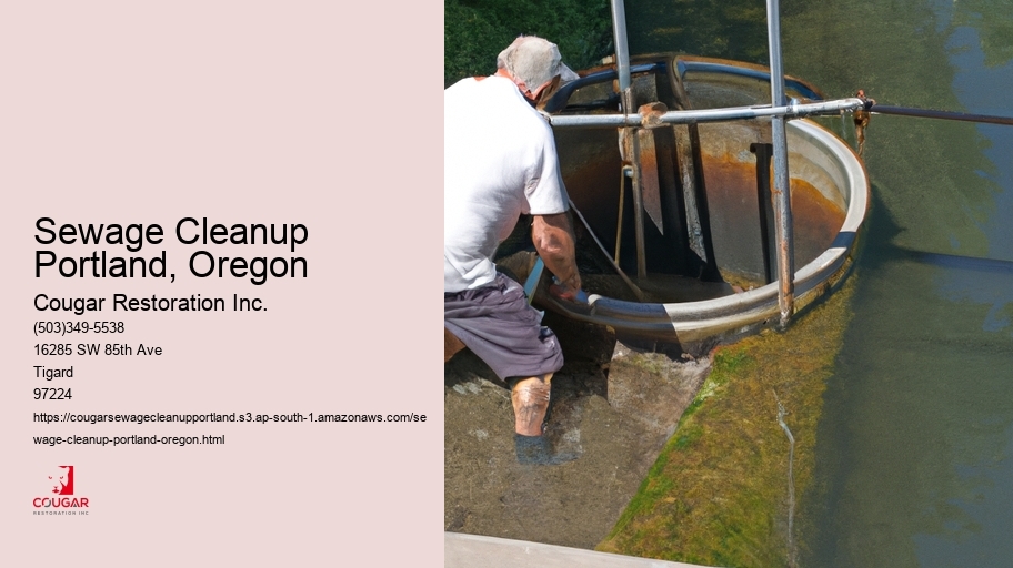 Sewage Cleanup Portland, Oregon